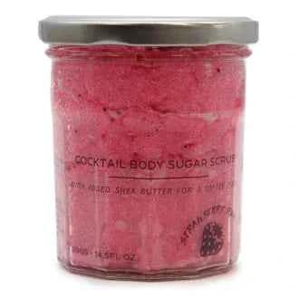 Strawberry Rum Fragranced Body Sugar Scrub