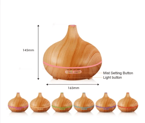 Wood Grain Aromatherapy Lamp by Pampering Heaven