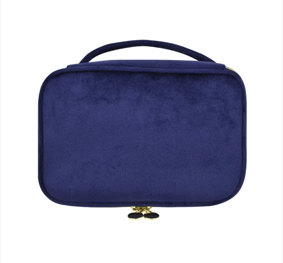 Portable Velvet Cosmetic Bag by Pampering Heaven