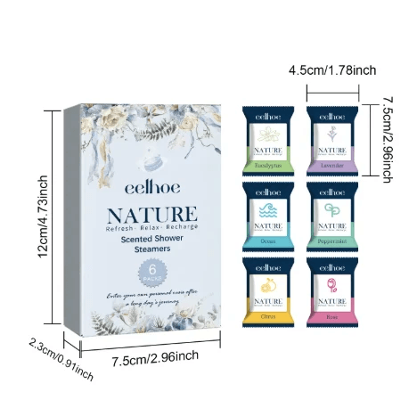 Soothing Spa Shower Bombs by Pampering Heaven