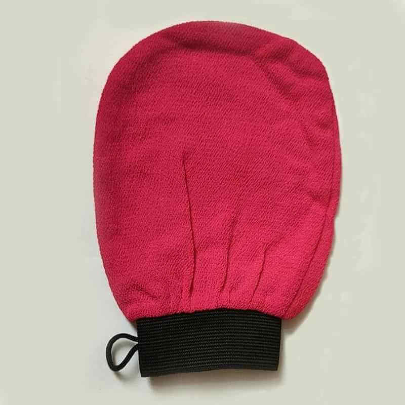 Multicolor Rayon Bath Gloves for Exfoliating Skin