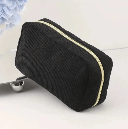 Corduroy Storage Cosmetic Bag by Pampering Heaven