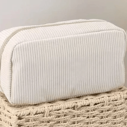 Corduroy Cosmetic Bag by Pampering Heaven