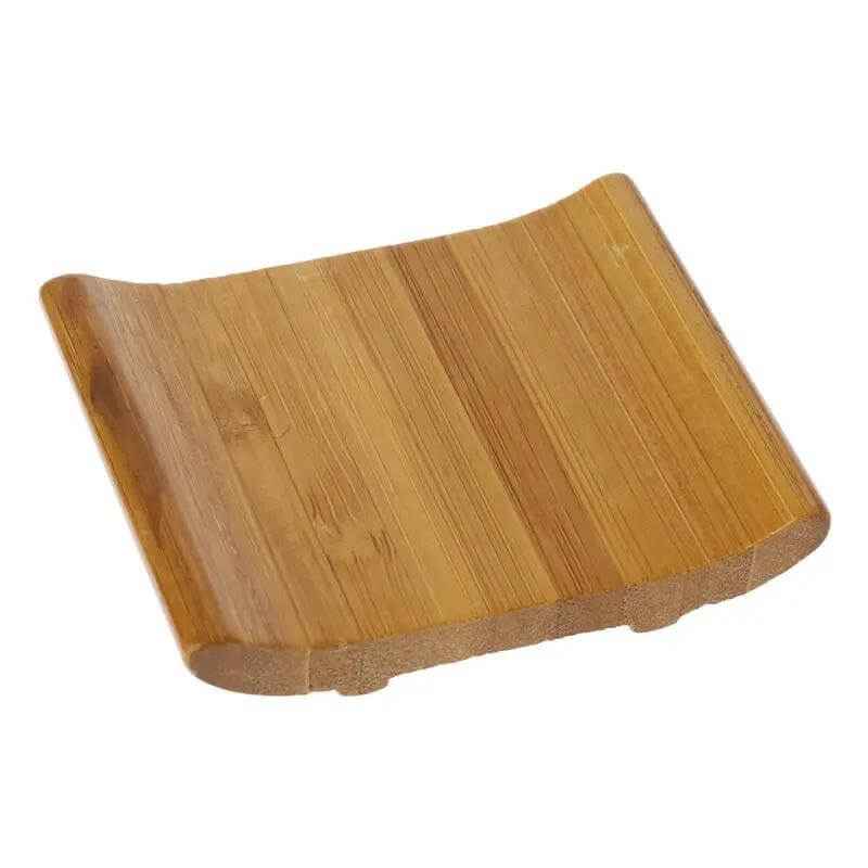 Portable Natural Bamboo Soap Dish Tray Holder