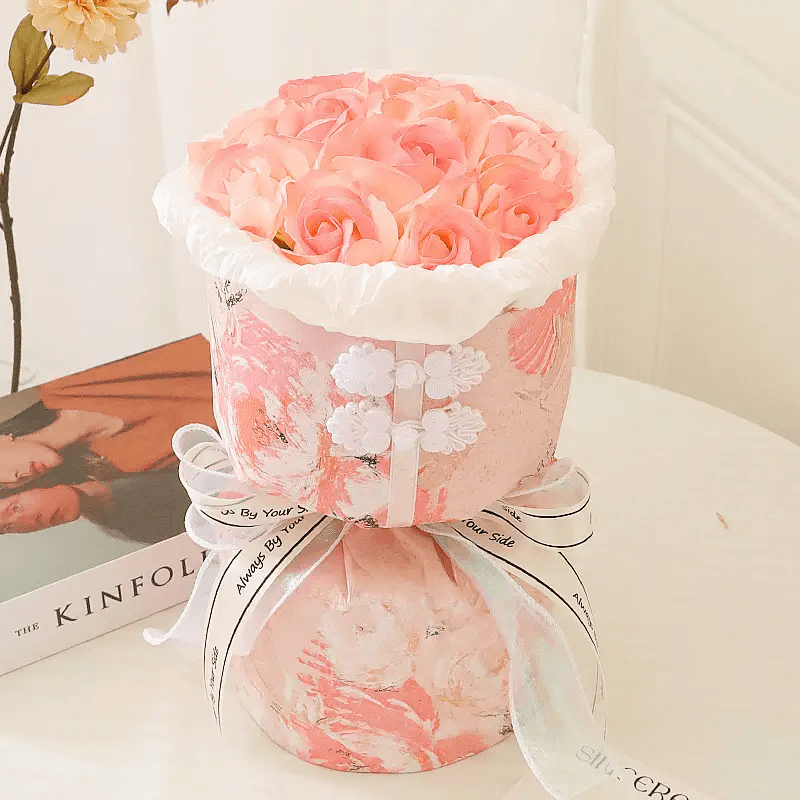 Elegant Soap Flower Bouquet by Pampering Heaven