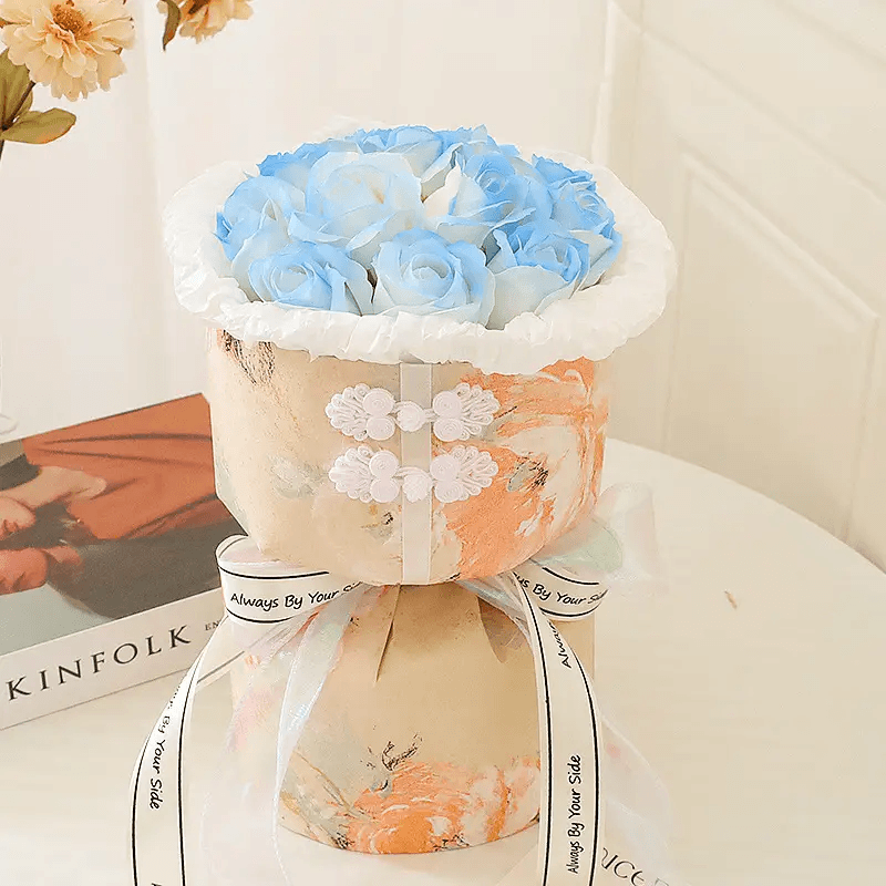 Elegant Soap Flower Bouquet by Pampering Heaven