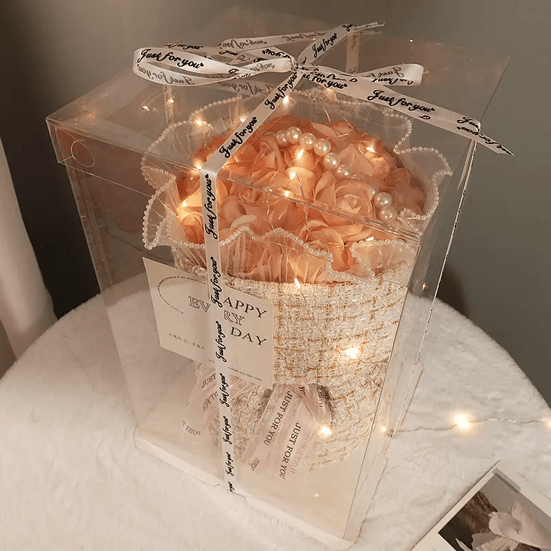 Elegant Soap Flower Bouquet by Pampering Heaven