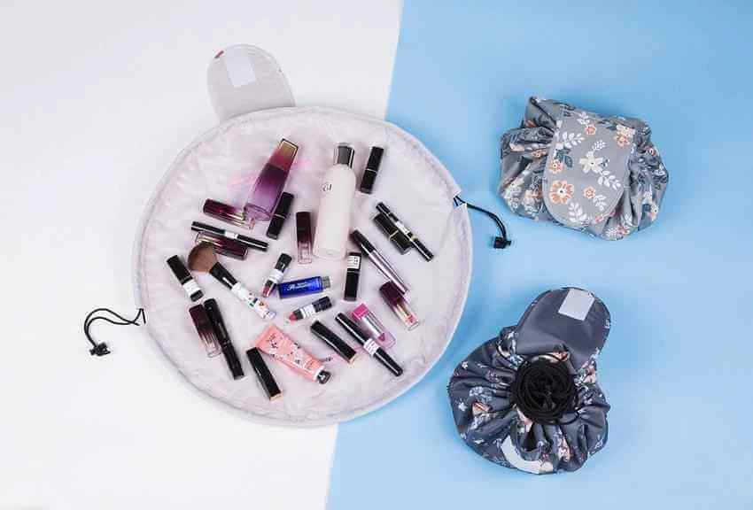 Drawstring Travel Cosmetic Bag