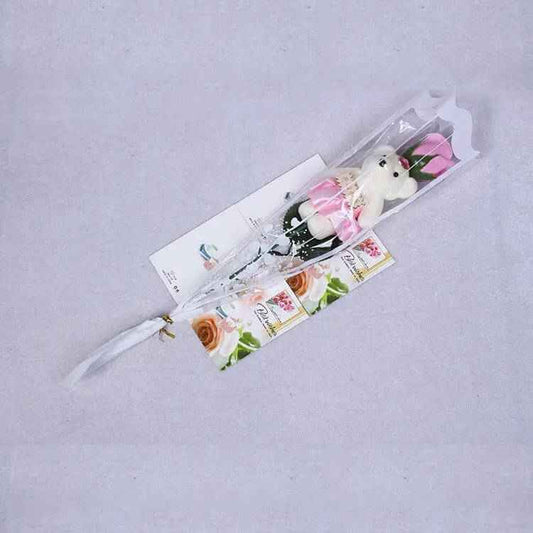 Scented Soap Flowers - Handmade Soap Rose Bear