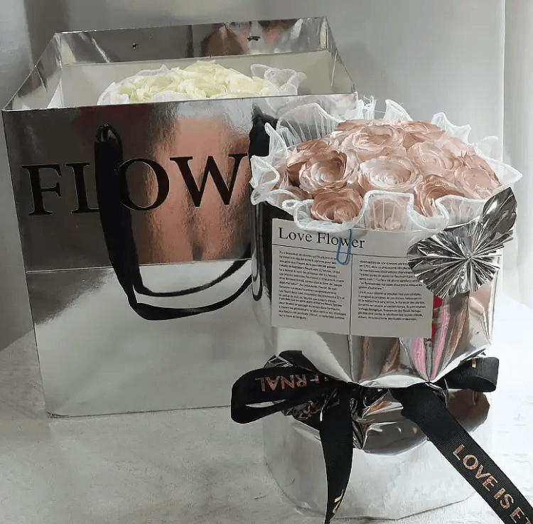 Gift Heart Soap Flower Carnation Rose by Pampering Heaven