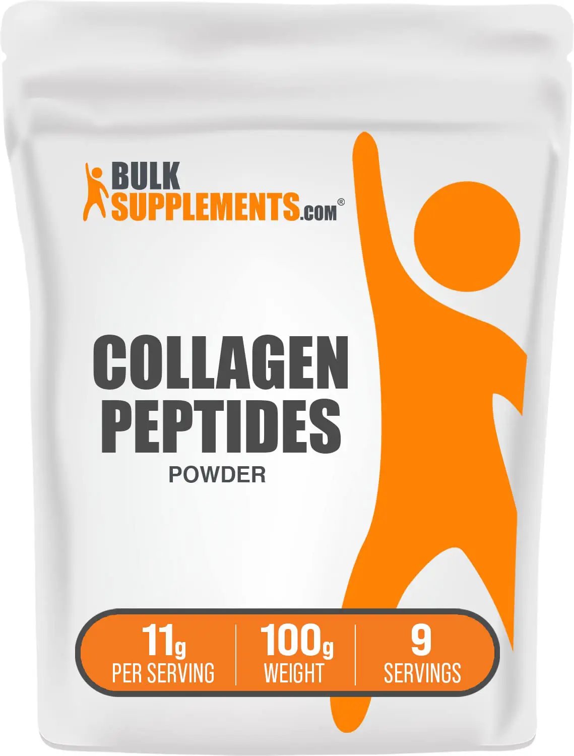BulkSupplements.com Collagen Peptides Powder - Collagen Supplement Bovine Collagen Powder - Powdered Collagen Hydrolyzed & Gluten Free 11g per Serving 100g (3.5 oz) (Pack of 1) by Pampering Heaven