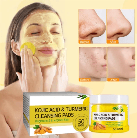 Turmeric Kojic Acid Cotton Cloth for Gentle Skin Care by Pampering Heaven