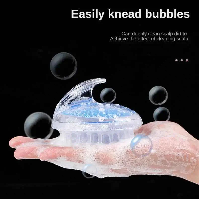 Silicone Head and Body Massager Shampoo Brush