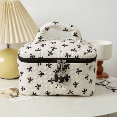 Bow Clutch Cosmetic Bag by Pampering Heaven