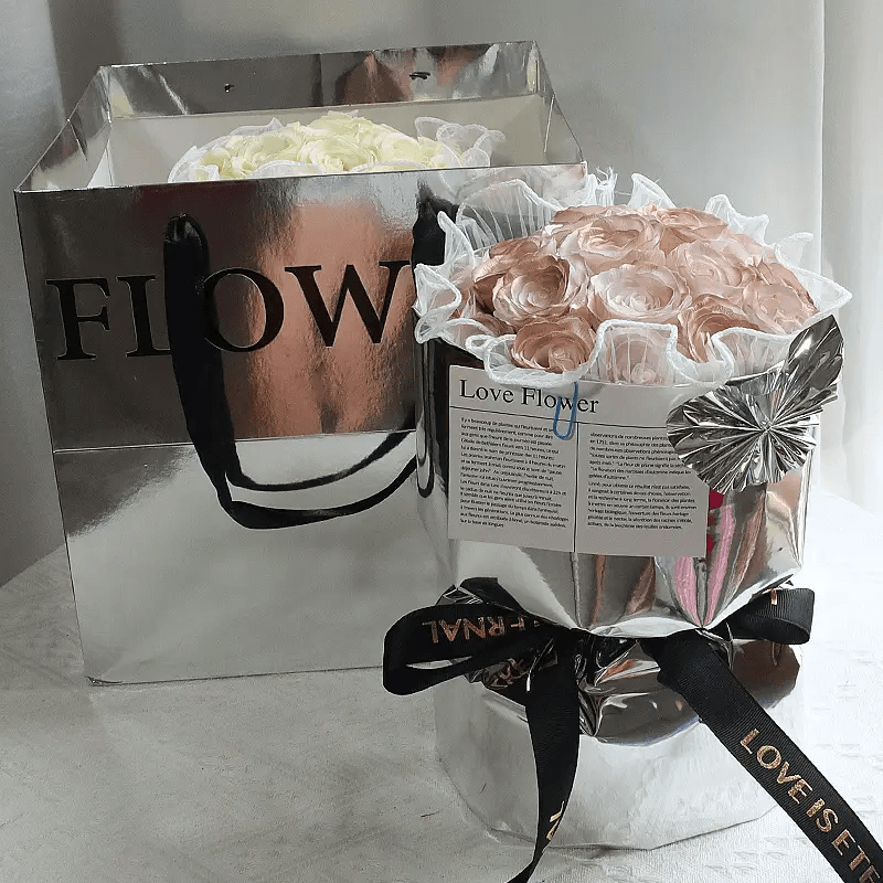 Elegant Soap Flower Bouquet by Pampering Heaven