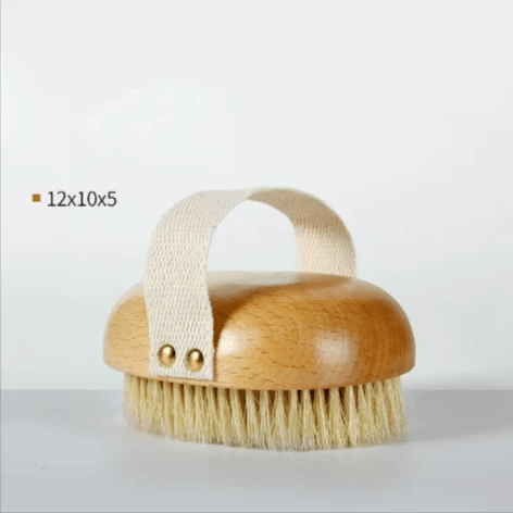 Wooden Bristle Bath Brush by Pampering Heaven