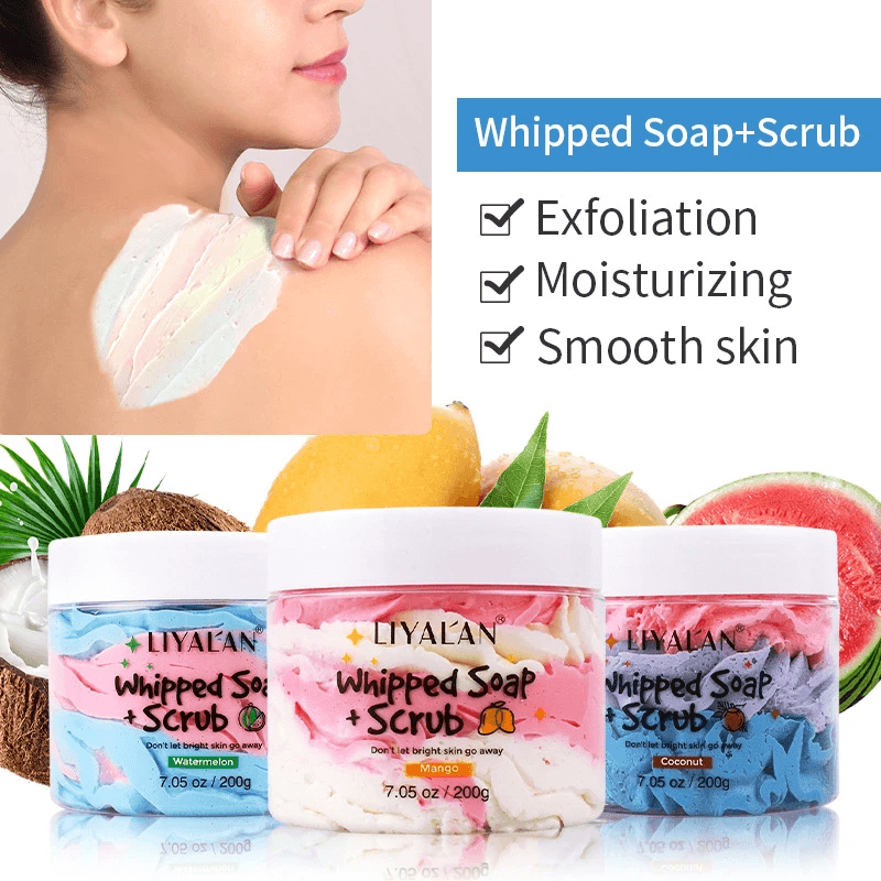 Coconut Mango Latte Bath Scrub – 200g by Pampering Heaven