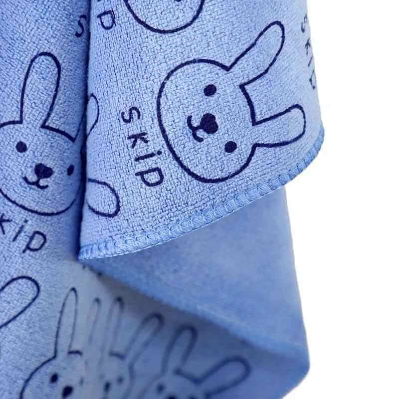 Solid Color Microfiber Printed Edge Bath Towel Gift