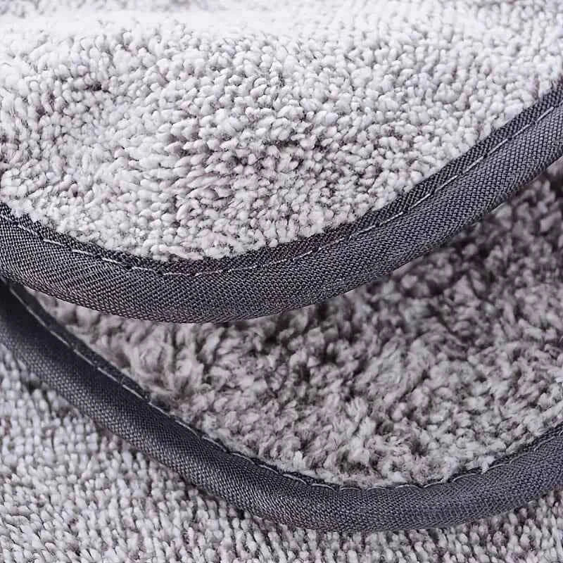 Bamboo Charcoal Coral Fleece Bath Towel Gift Set