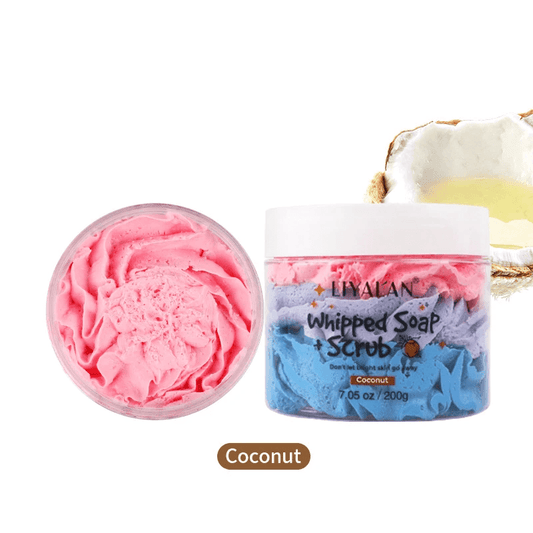 Coconut Mango Latte Bath Scrub – 200g by Pampering Heaven
