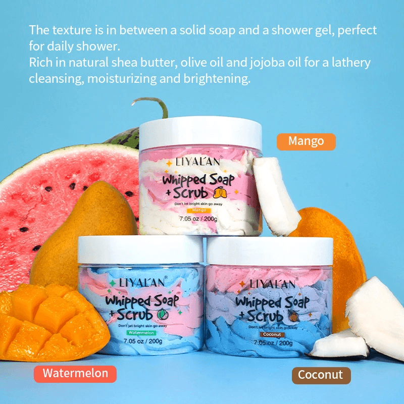 Coconut Mango Latte Bath Scrub – 200g by Pampering Heaven