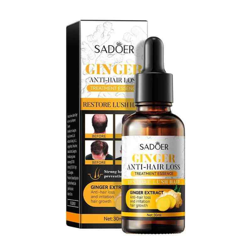 SADOER Ginger Refreshing Shampoo for Smooth Hair