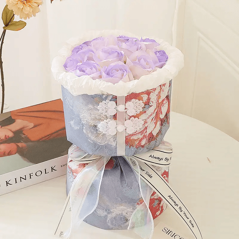 Elegant Soap Flower Bouquet by Pampering Heaven