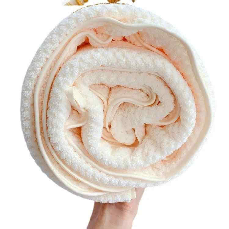 Large Quick-Drying Cotton Bath Towel for Women