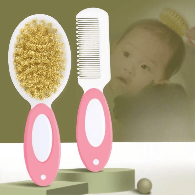 Children's Comb Brush Set for Dandruff and Bath Use by Pampering Heaven