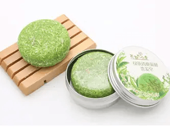 Natural Plant Soap, Ginger Hair Soap, Green Tea Essence by Pampering Heaven
