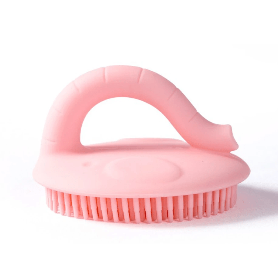 Silicone Bath Brush for Babies and Kids (Bathing Tool) by Pampering Heaven