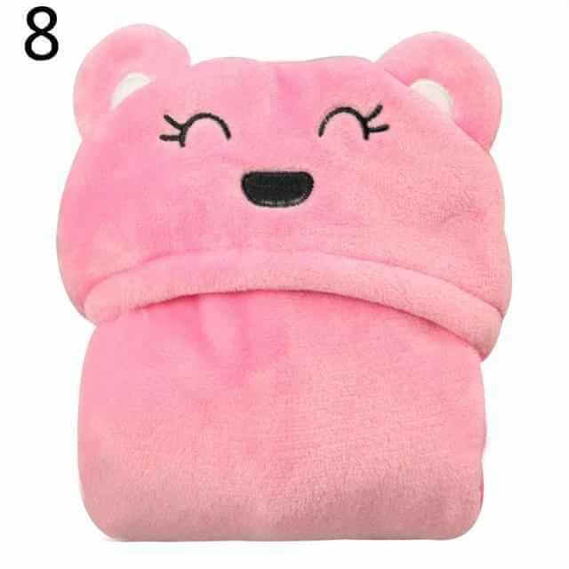 Fluffy Hooded Bath Towels for Children