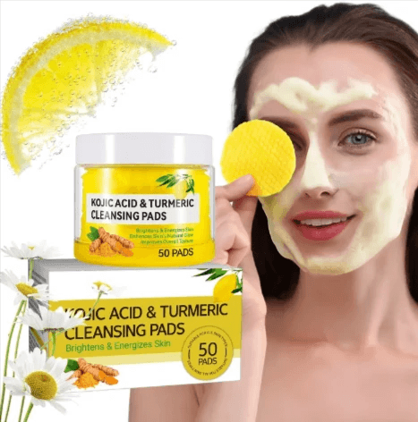 Turmeric Kojic Acid Cotton Cloth for Gentle Skin Care by Pampering Heaven