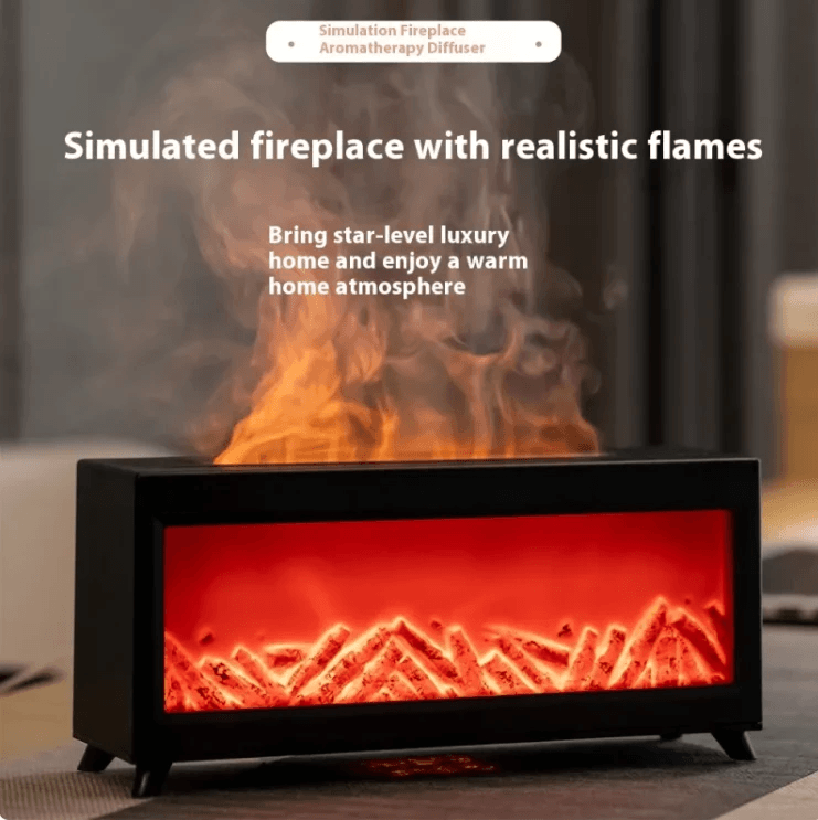 Glow Mist Aromatherapy Fireplace by Pampering Heaven