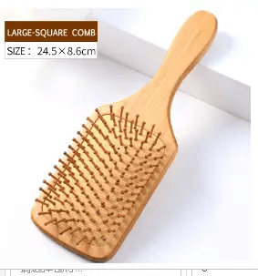Pure Bamboo Hair Brush designed for effortless detangling and eco-friendly grooming.