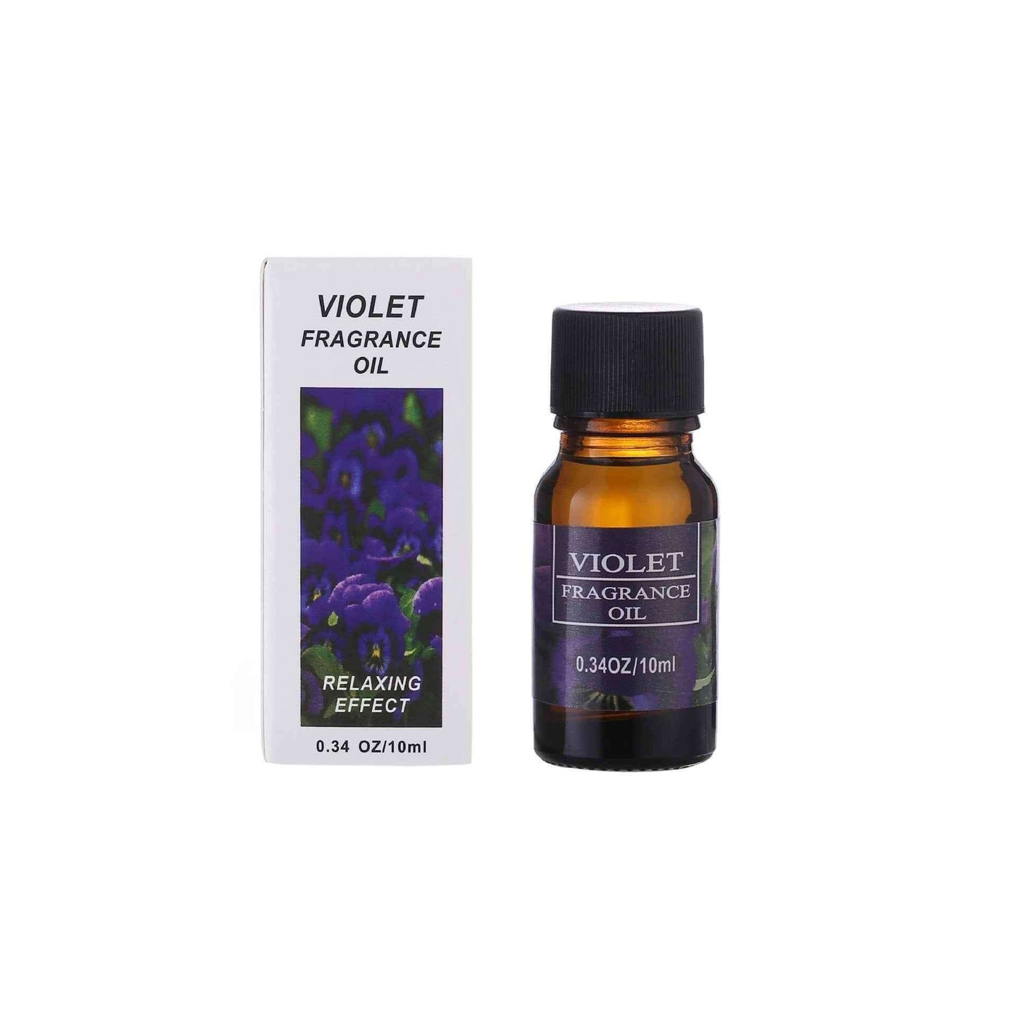 Aromatherapy essential oils for humidifiers, including violet fragrance oil for a relaxing effect.