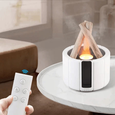 Simulated Flame Aromatherapy Humidifier by Pampering Heaven