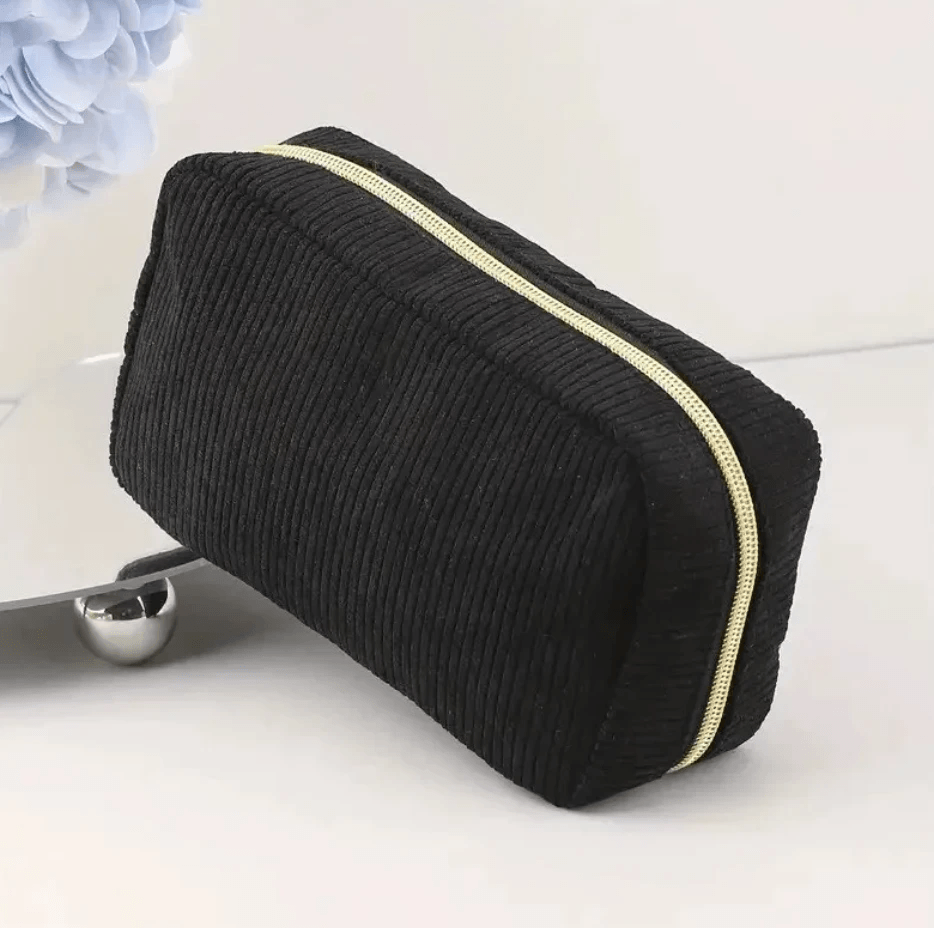 Corduroy Cosmetic Storage Bag by Pampering Heaven