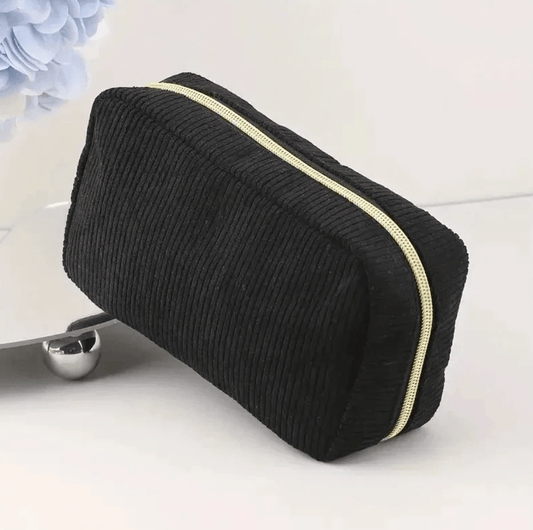 Corduroy Cosmetic Storage Bag by Pampering Heaven