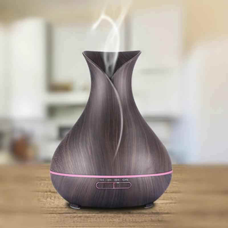 Wood Grain Aromatherapy Diffuser and Humidifier