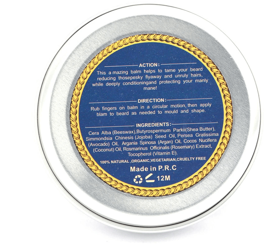 Unscented Sandalwood Beard Shaping Wax by Pampering Heaven