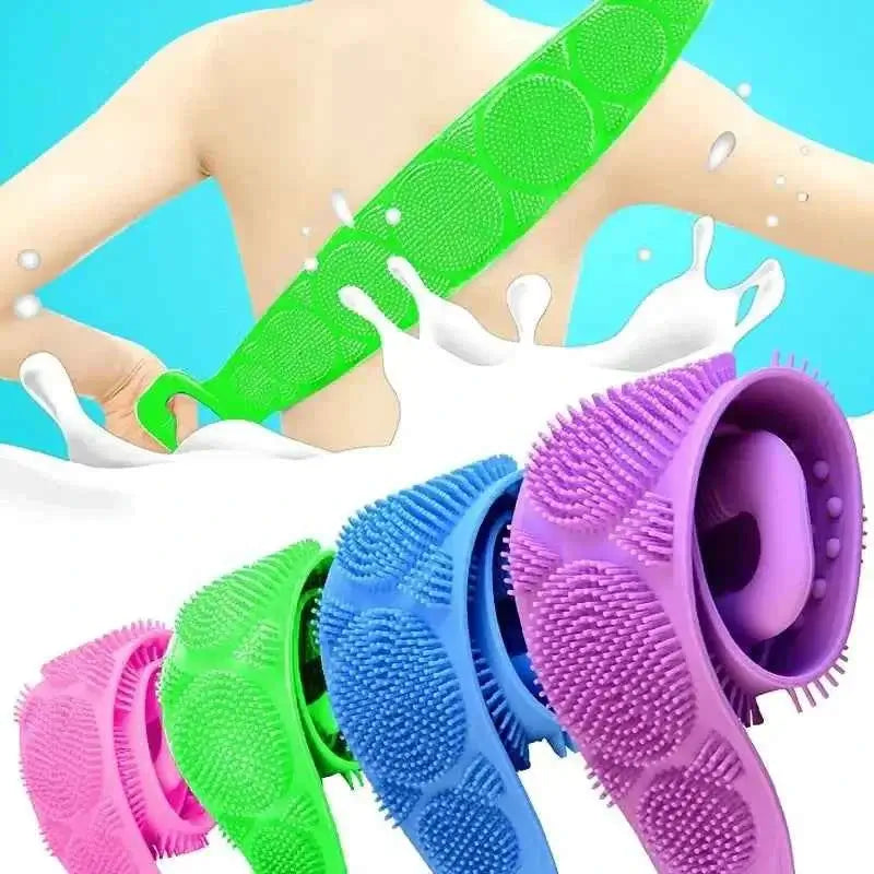 Silicone Back Rubbing Towel for Relaxing Bath Experience