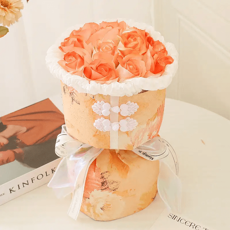Elegant Soap Flower Bouquet by Pampering Heaven