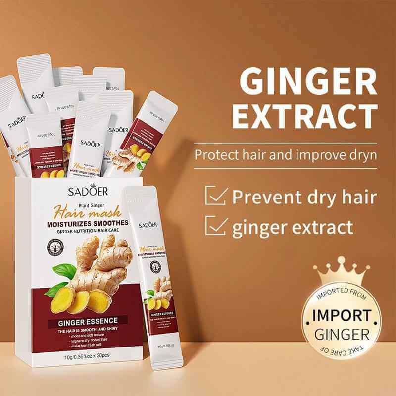 SADOER Ginger Refreshing Shampoo for Smooth Hair