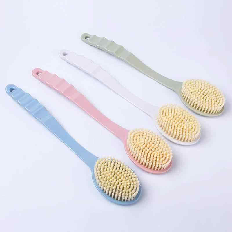 Long Handle Bath Brush with Soft Bristles for Exfoliating
