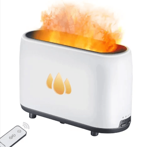 Simulated Flame Aromatherapy Humidifier by Pampering Heaven