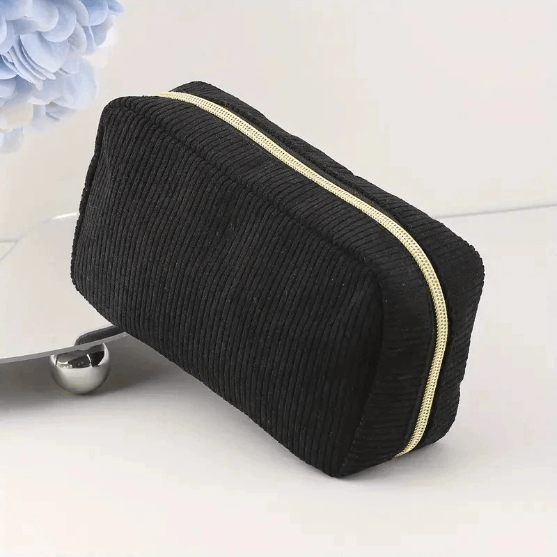 Corduroy Cosmetic Bag by Pampering Heaven