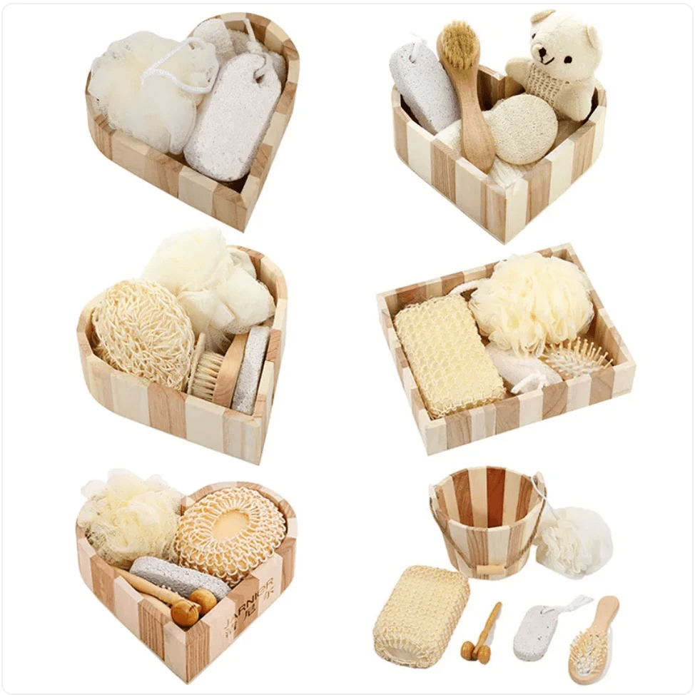 Wooden Barrel Bath Gift Set by Pampering Heaven