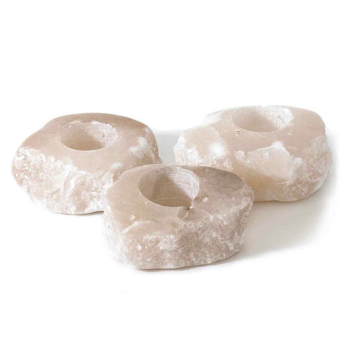 Unique stone aromatherapy candle holder set in elegant and textured design, perfect for enhancing home ambiance.