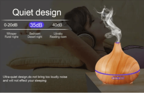 Wood Grain Aromatherapy Lamp by Pampering Heaven